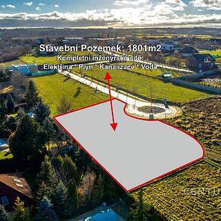 Prodej stavební parcely 1801 m² Říčany
