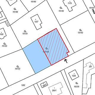 Prodej stavební parcely 810 m² Svojetice, Na Skále