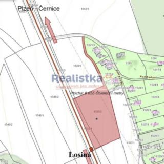 Prodej zemědělské půdy 8729 m² Losiná