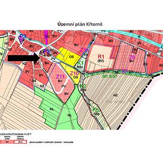 Prodej stavební parcely 455 m² Křtomil