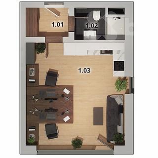 Prodej kanceláře 36 m² Český Brod, Kounická