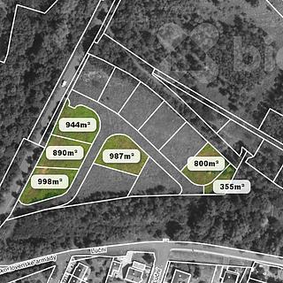 Prodej stavební parcely 998 m² Mariánské Radčice