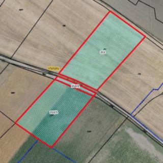 Prodej zemědělské půdy 4469 m² Všetaty