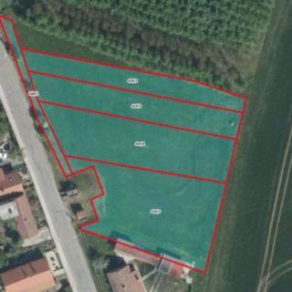 Prodej stavební parcely 3 674 m² Běchary