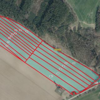 Prodej zemědělské půdy 54154 m² Snědovice