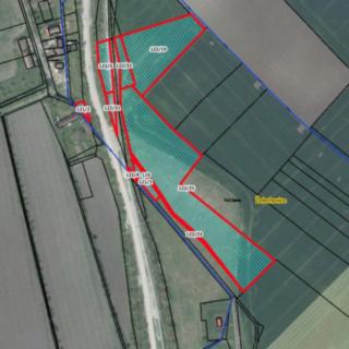 Prodej zemědělské půdy 24795 m² Čížkovice