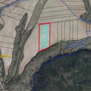 Prodej zemědělské půdy 15 326 m² Plasy Nebřeziny