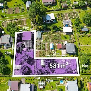 Prodej zahrady 581 m&sup2; Zlín