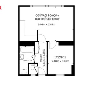 Prodej bytu 1+1 42 m² Praha