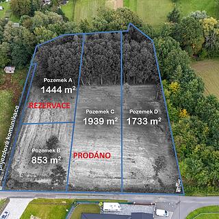 Prodej stavební parcely 853 m² Dolní Domaslavice