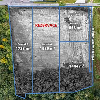 Prodej stavební parcely 1444 m&sup2; Dolní Domaslavice