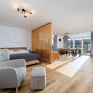 Prodej bytu 1+kk a garsoniéry 105 m² Lipno nad Vltavou