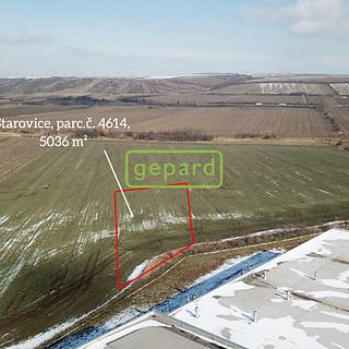 Prodej ostatních pozemků 5036 m&sup2; Starovice