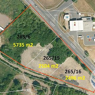 Prodej komerčního pozemku 10735 m² Odolena Voda