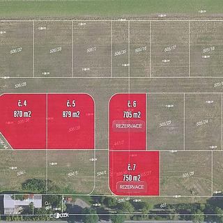 Prodej stavební parcely 870 m² Mratín