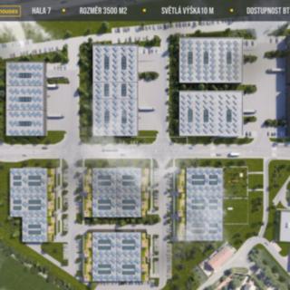 Pronájem skladu 3510 m² Jinočany