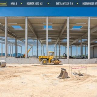 Pronájem skladu 3 083 m² Holubice