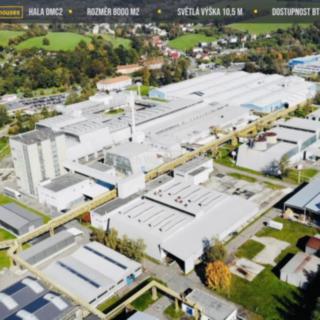 Pronájem skladu 8000 m² Valašské Meziříčí