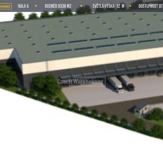 Pronájem skladu 9340 m² Most