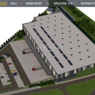Pronájem skladu 4210 m² Most