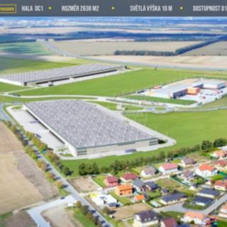 Pronájem skladu 2638 m² Jeneč