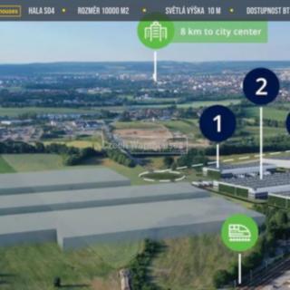 Pronájem skladu 10000 m² České Budějovice