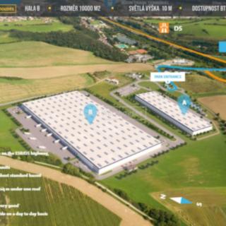 Pronájem skladu 12600 m² Zdice