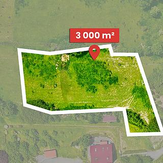 Prodej stavební parcely 3 000 m² Mikulůvka