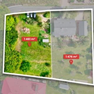 Prodej stavební parcely 1 461 m² Pastviny