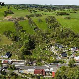 Prodej stavební parcely 1218 m&sup2; Petrovice
