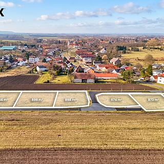 Prodej stavební parcely 873 m² Chotusice