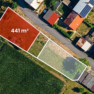Prodej stavební parcely 441 m² Chotusice