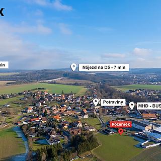 Prodej komerčního pozemku 903 m² Útušice