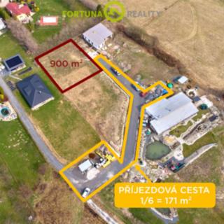 Prodej stavební parcely 1 071 m² Veřovice