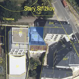 Prodej stavební parcely 167 m&sup2; Praha