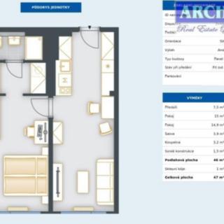 Prodej bytu 2+kk 47 m² Praha