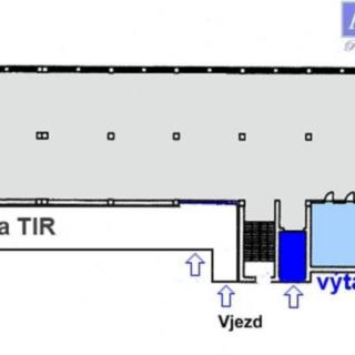 Pronájem skladu 560 m² Praha, Průmyslová