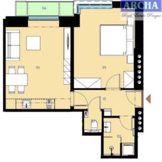Prodej bytu 2+kk 54 m² Praha