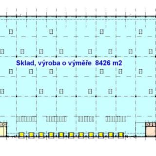 Pronájem skladu 8623 m² Plzeň