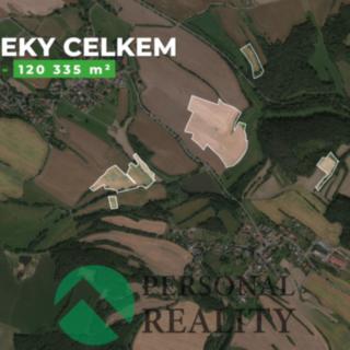 Prodej zemědělské půdy 120335 m² Cetyně