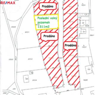 Prodej stavební parcely 1 311 m² Jestřebí