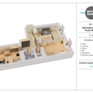 Prodej bytu 3+kk 75 m² Praha