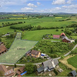 Prodej stavební parcely 3 399 m² Podhradí Hlásná Lhota