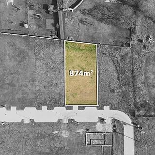 Prodej stavební parcely 874 m&sup2; Bukovno