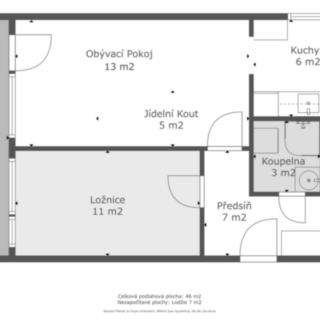 Prodej bytu 2+1 53 m² Praha