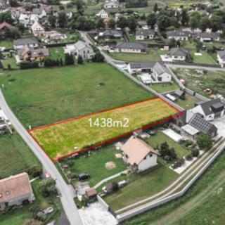 Prodej stavební parcely 1438 m² Rybníky