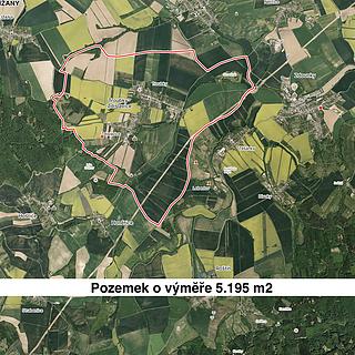 Prodej zemědělské půdy 5195 m² Troubky-Zdislavice