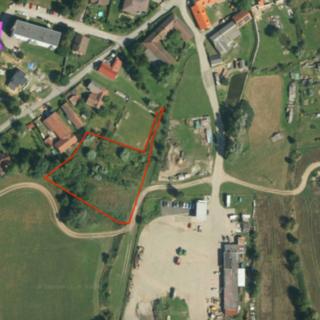 Prodej stavební parcely 3601 m² Větrný Jeníkov