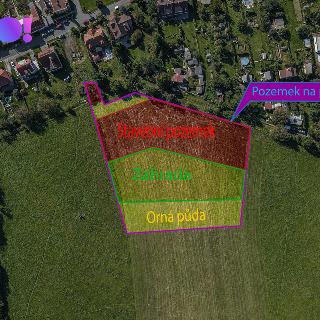Prodej stavební parcely 9 054 m² Horní Moštěnice