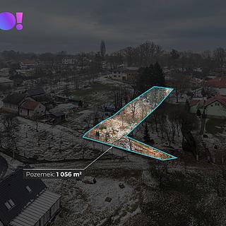 Prodej stavební parcely 1 056 m² Jeseník nad Odrou